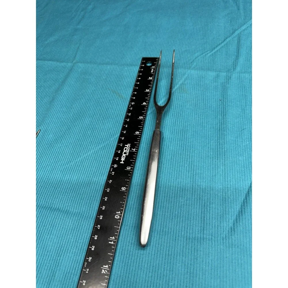 VTG Gerber Legendary Blades SIEGFRIED Carving Fork Chrome Plated Excalibur Steel